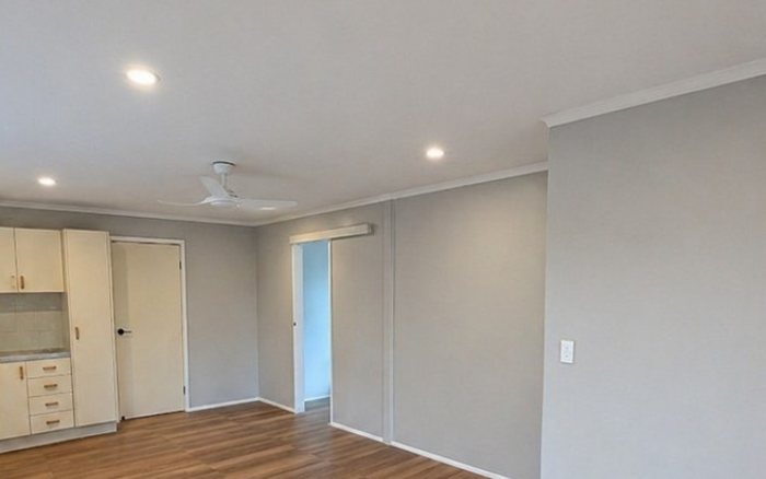 Living area after an interior repaint
