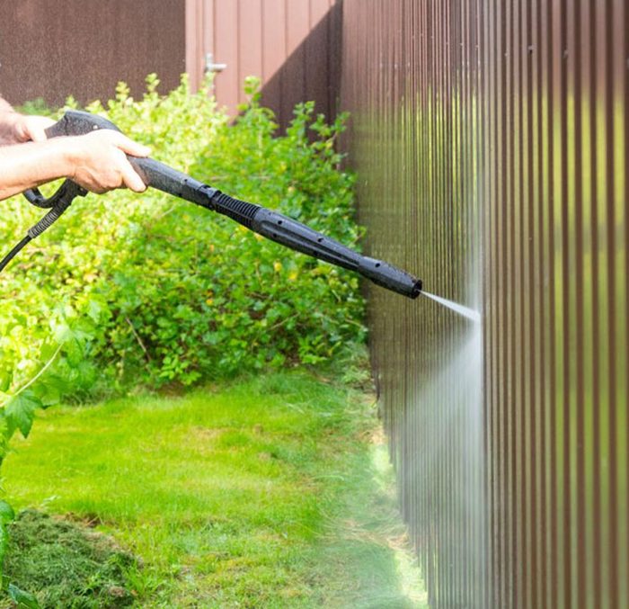 High pressure washing